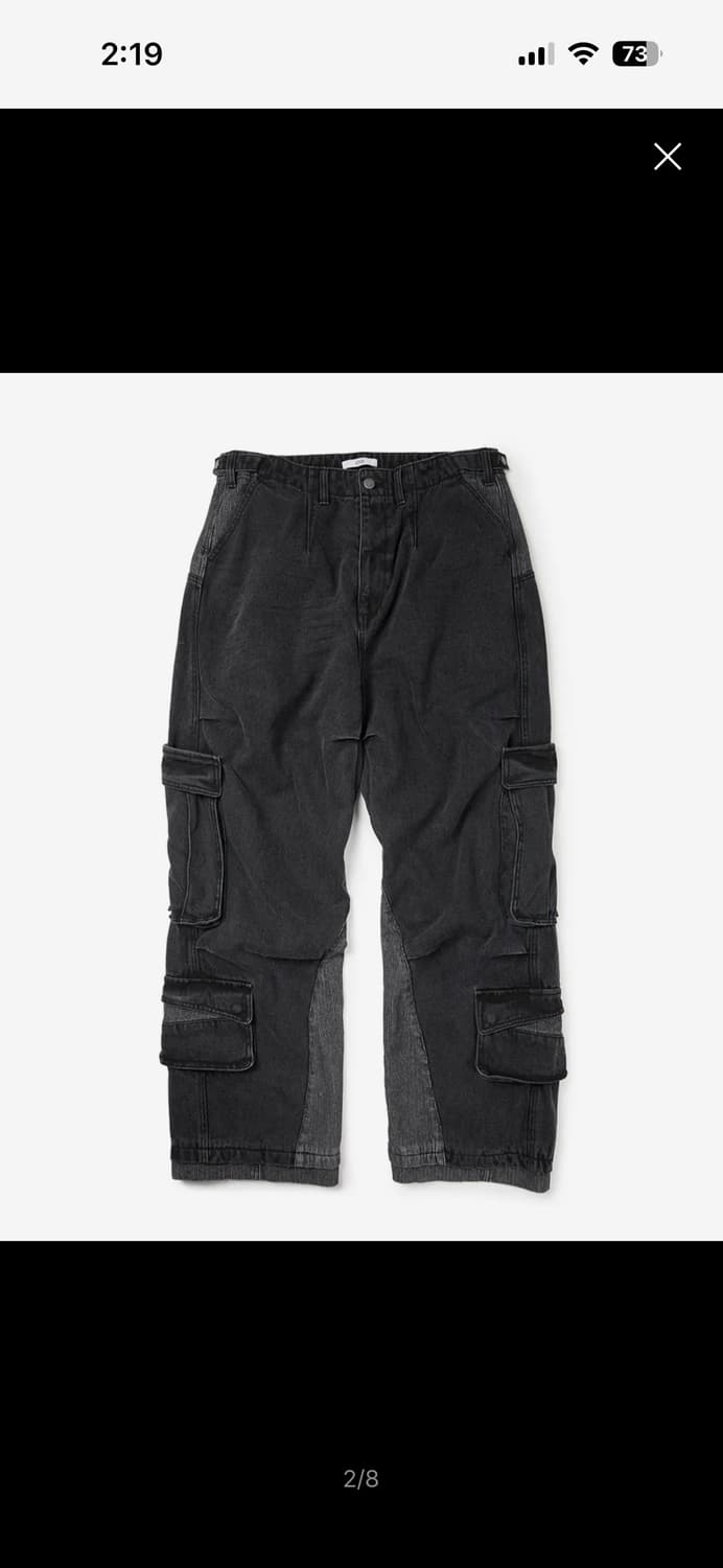 이티씨이 데님 카고팬츠 LAYERED BACK CARGO DENIM PA 상품이미지2