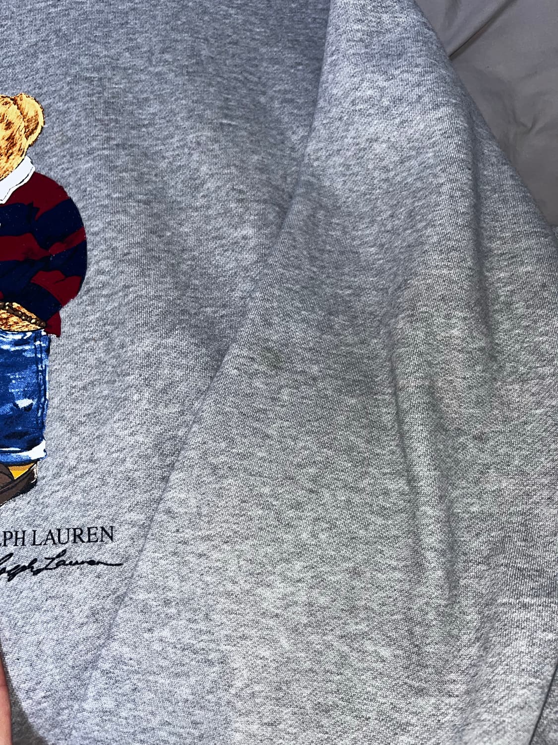 폴로 베어 후드티 후디 그레이 상품이미지2