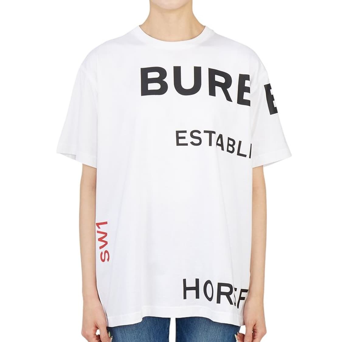 버버리(BURBERRY)호스페리 오버사이즈 반팔티셔츠 상품이미지1