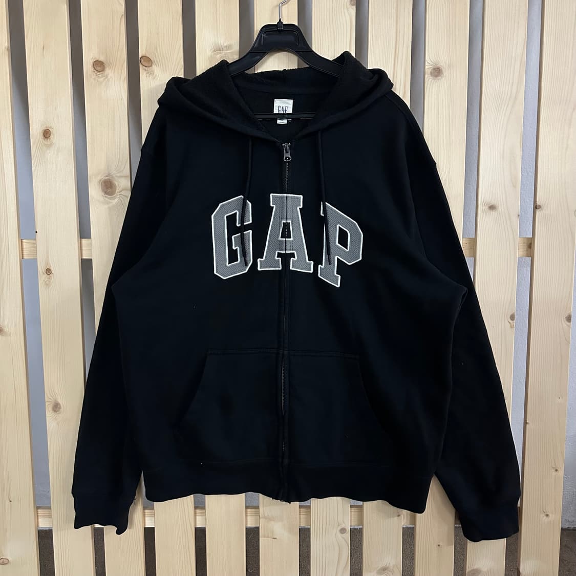 (L) GAP 갭 블랙 후드집업 상품이미지1