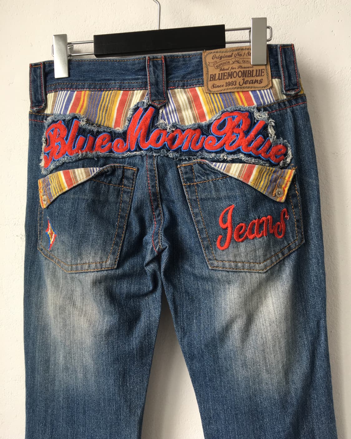Back patch point denim pants 상품이미지4