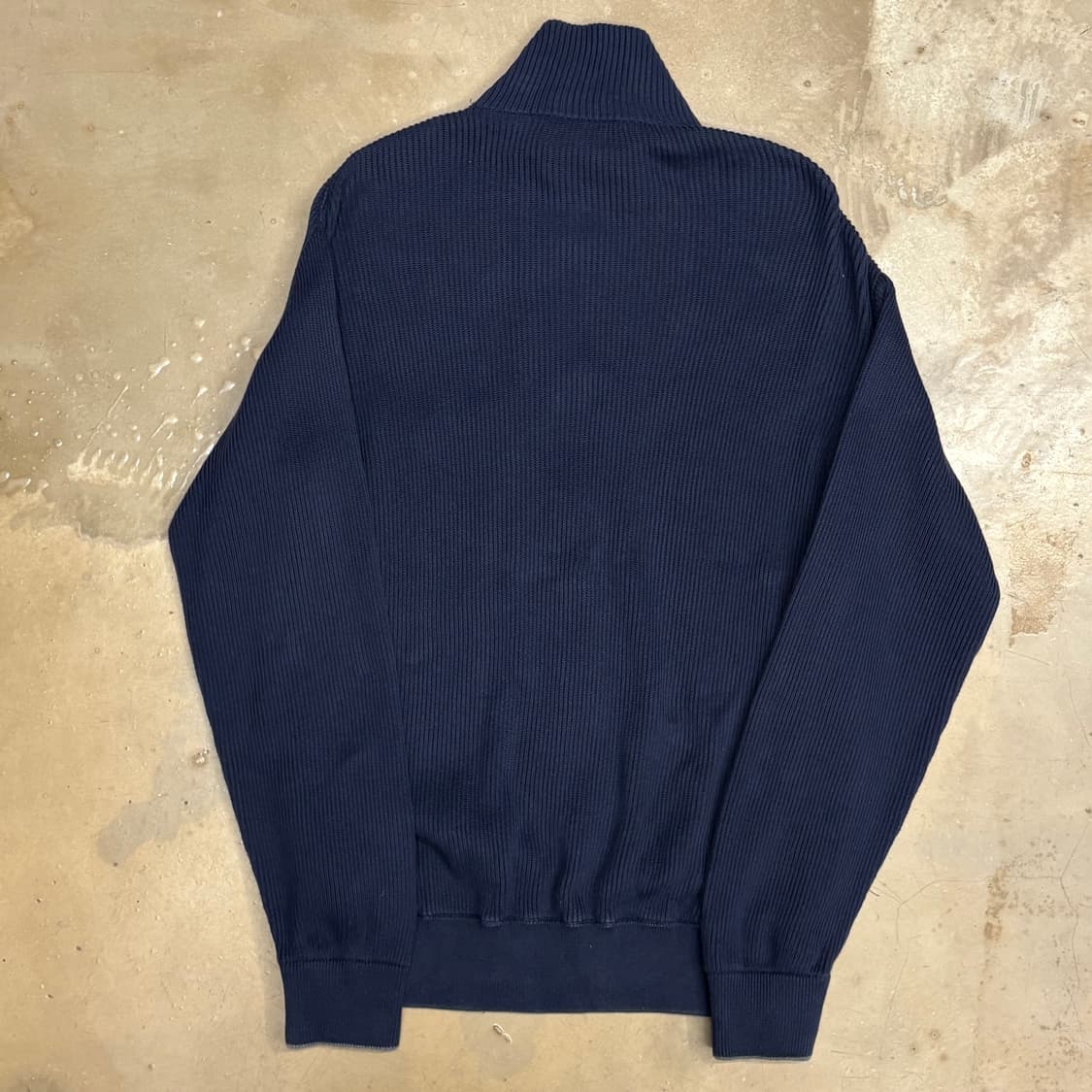 90 브루넬로 쿠치넬리 네이비 니트집업  상품이미지3