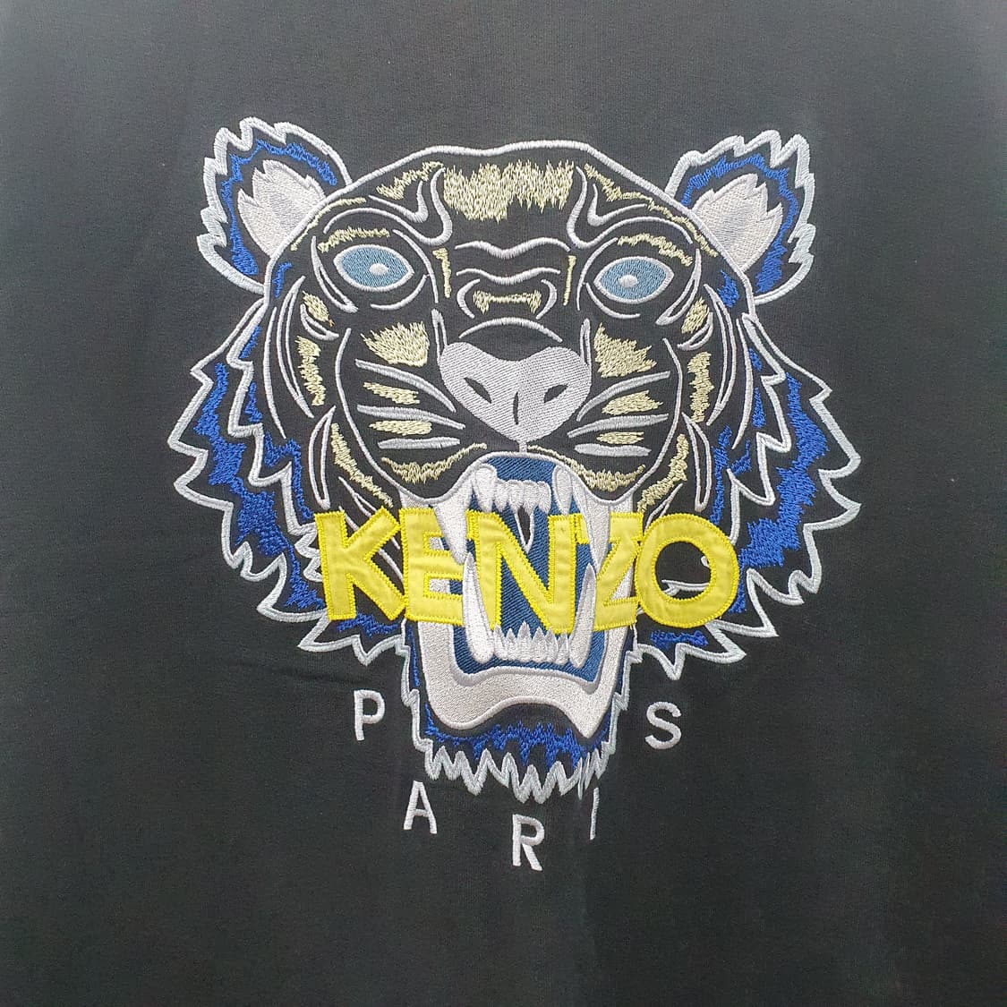 XL 겐조 남성 블랙 타이거 그래픽 자수 로고 긴팔 면 맨투맨 상품이미지4