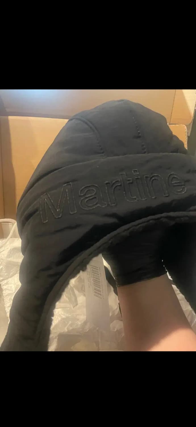 마틴로즈 시어링 디테일 나일론 윈터캡 상품이미지8