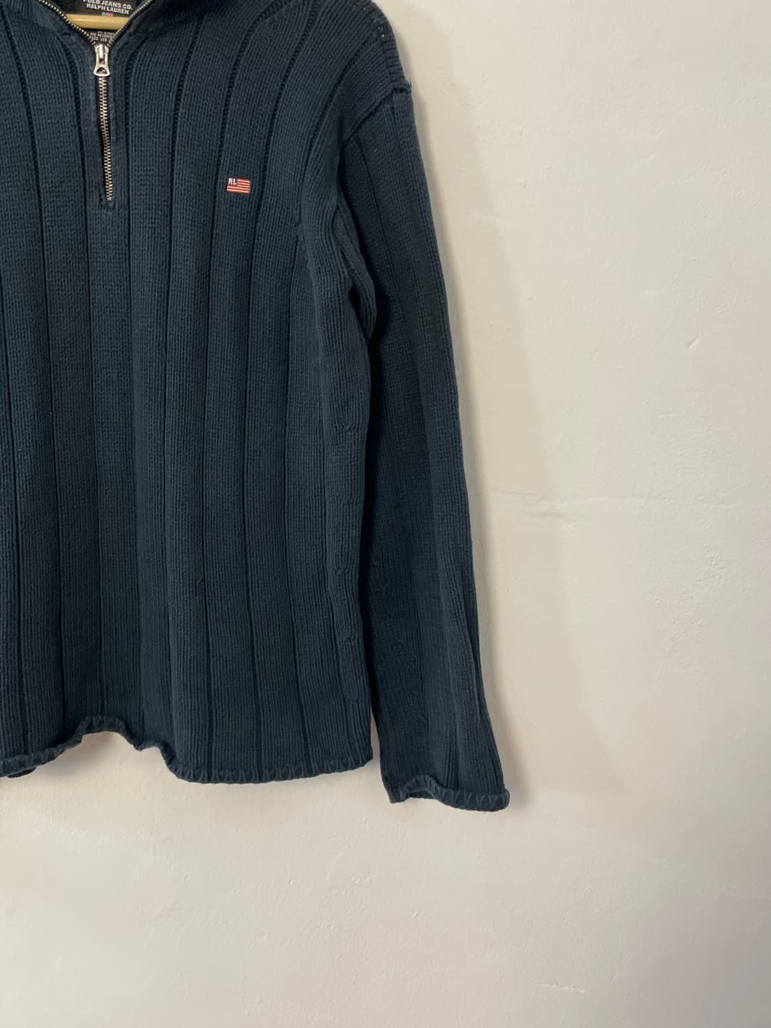 폴로 반집업 니트  상품이미지4