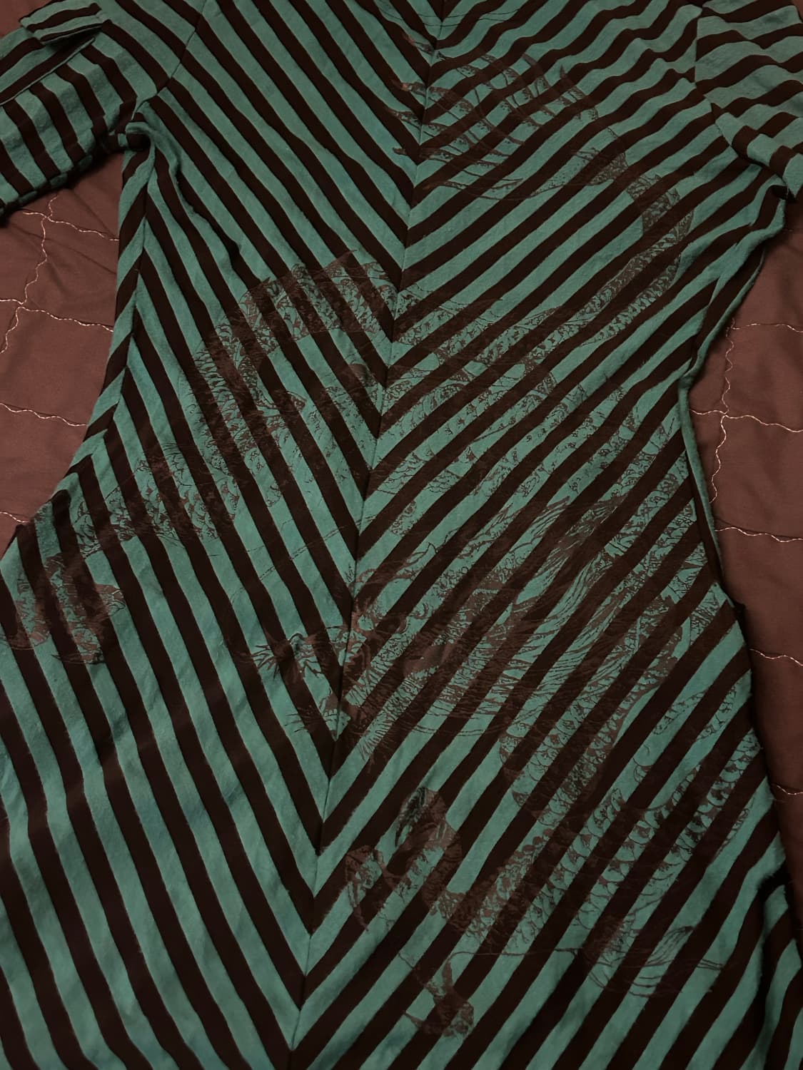 Ozzcroce 오즈온 스트라이프 후드집업 원피스 상품이미지5