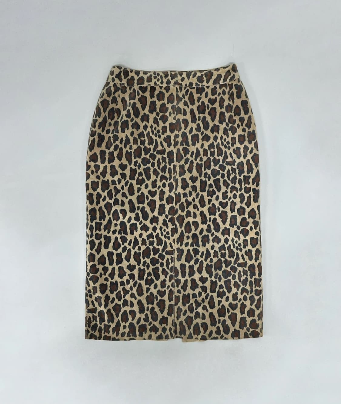 돌체앤가바나 정품 레오파드 베라펠레 가죽 스커트 상품이미지1