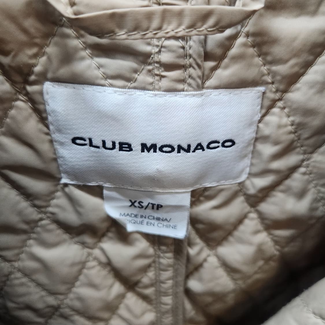 클럽모나코 퀄팅 벨티드 코트 XS(S) 상품이미지5