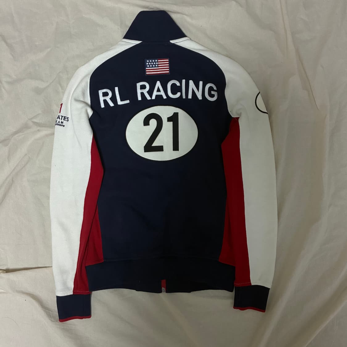 폴로 빅포니 성조기 레이싱 트랙 니트집업 s 상품이미지2