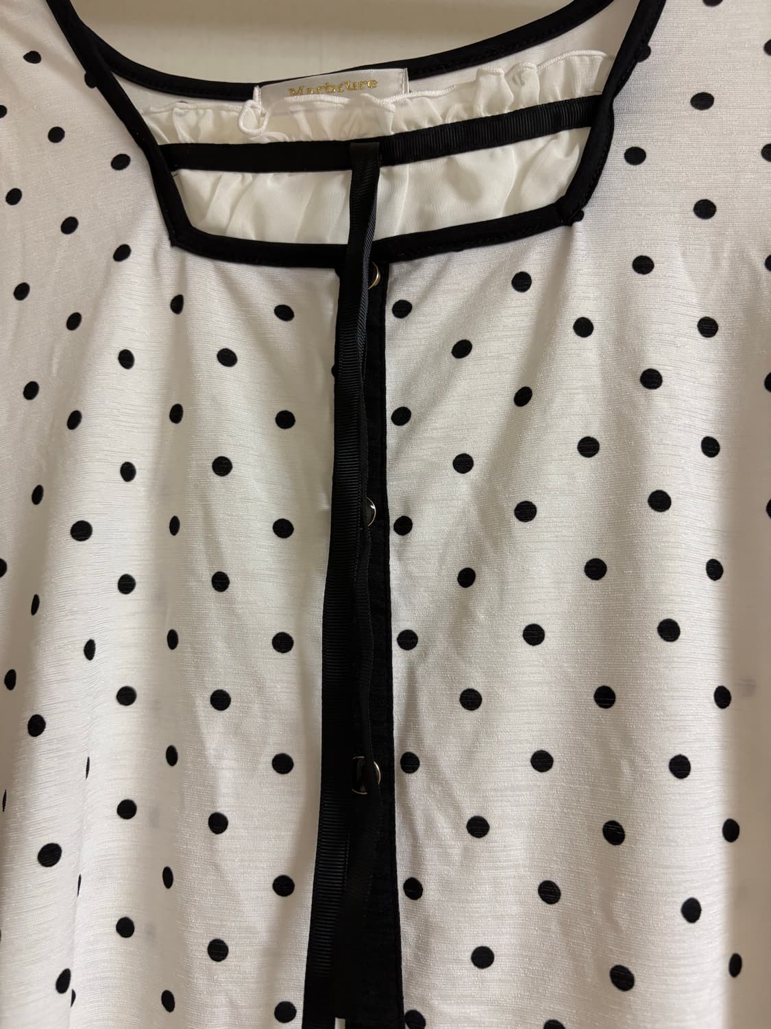 빈티지 도트 티셔츠  상품이미지3