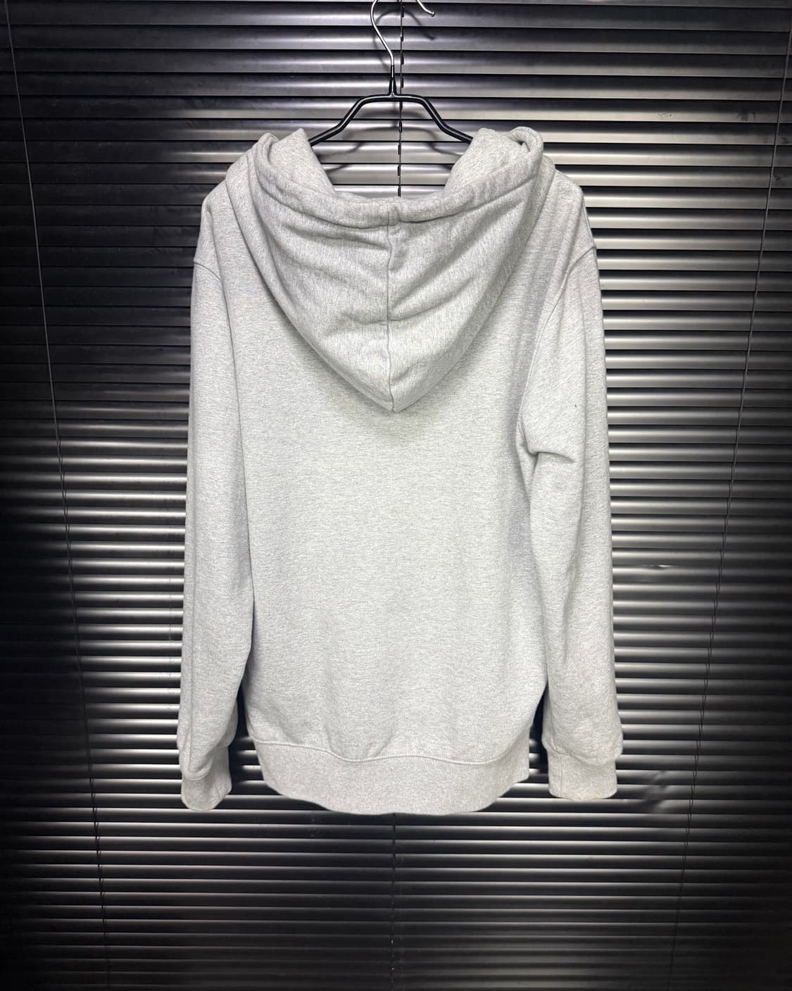 멜란지마스터 YKK 투웨이 지퍼 스웻 후드 집업 그레이 회색 M 95 상품이미지7