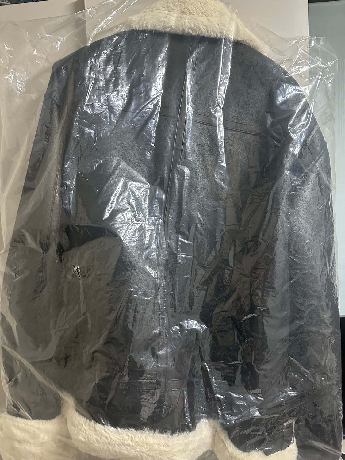 도프제이슨 무스탕 검은색 상품이미지4