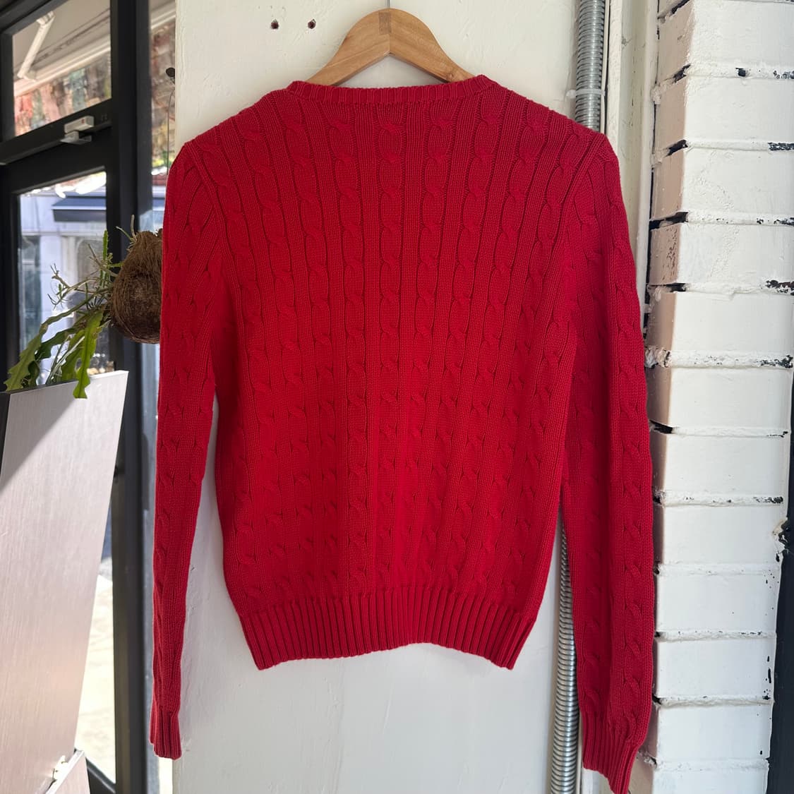 15508 - 폴로 랄프로렌 레드 케이블 니트 상품이미지5