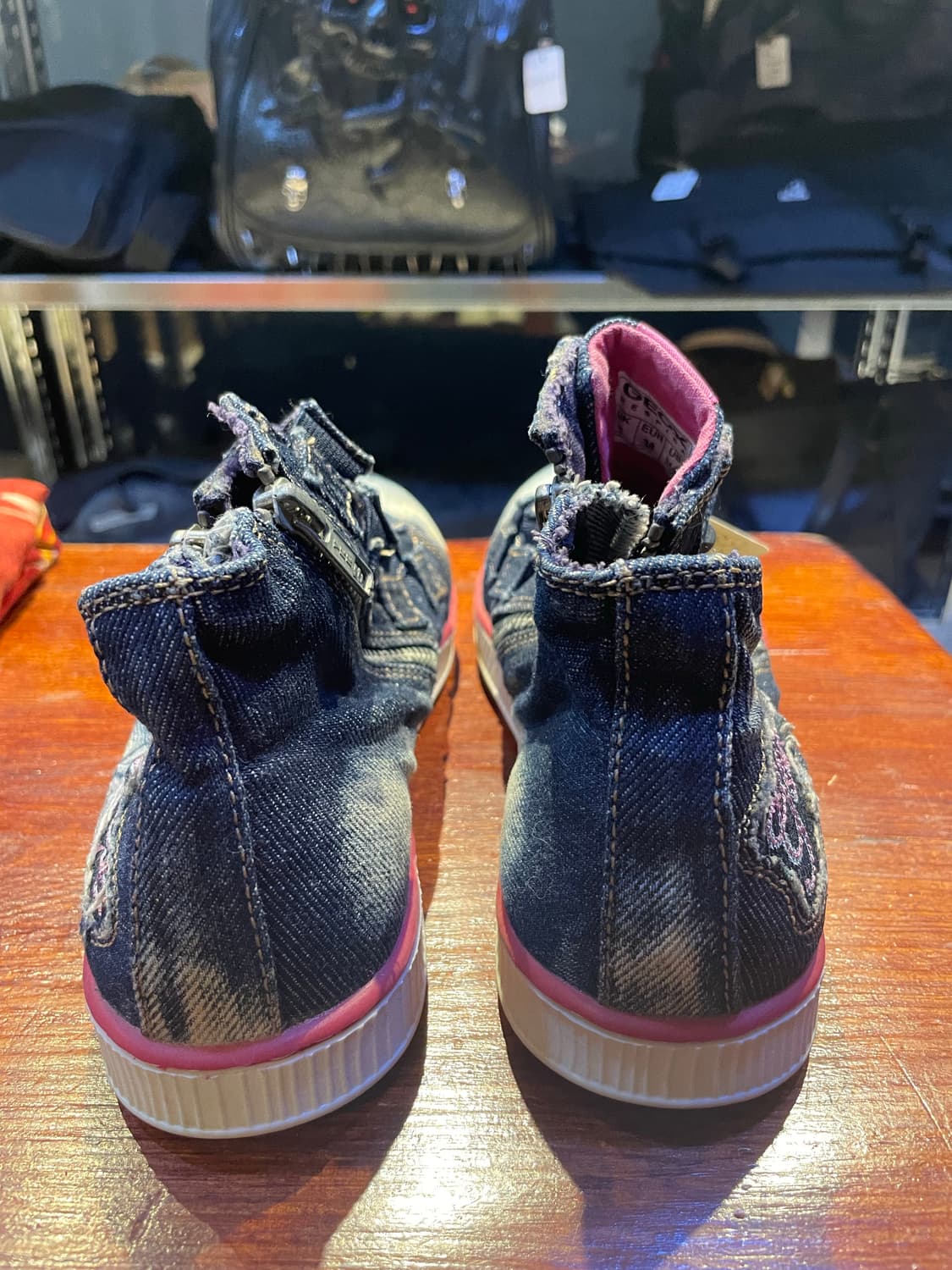 제옥스 geox 데님 하이탑 스니커즈 245 상품이미지5