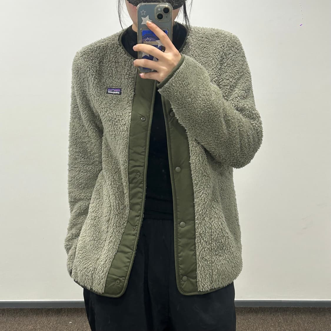 Patagonia 파타고니아 카키 후리스 자켓 상품이미지2