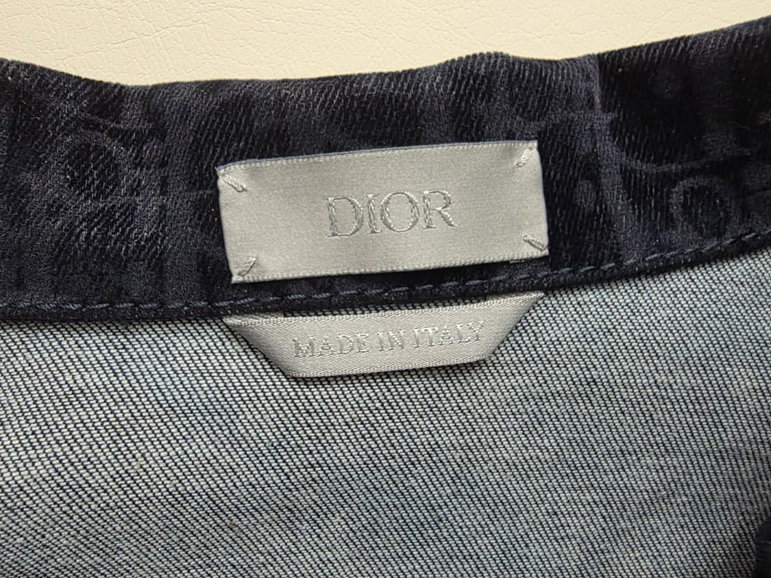 디올 오블리크 벨벳 셔츠 자켓 58 상품이미지3