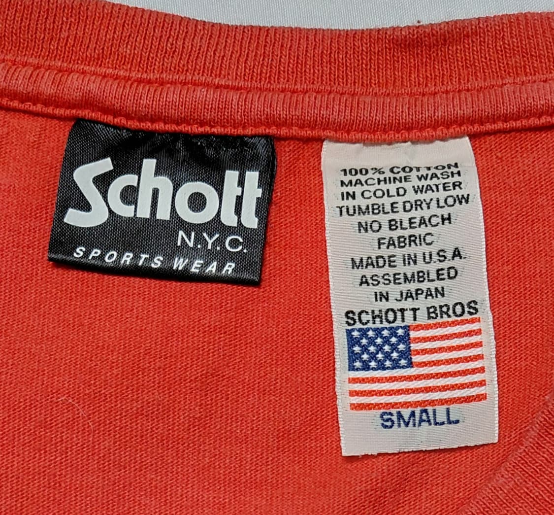 [S] Schott N.Y.C 브이넥 포켓 티셔츠 (USA원단 일본제조) 상품이미지2