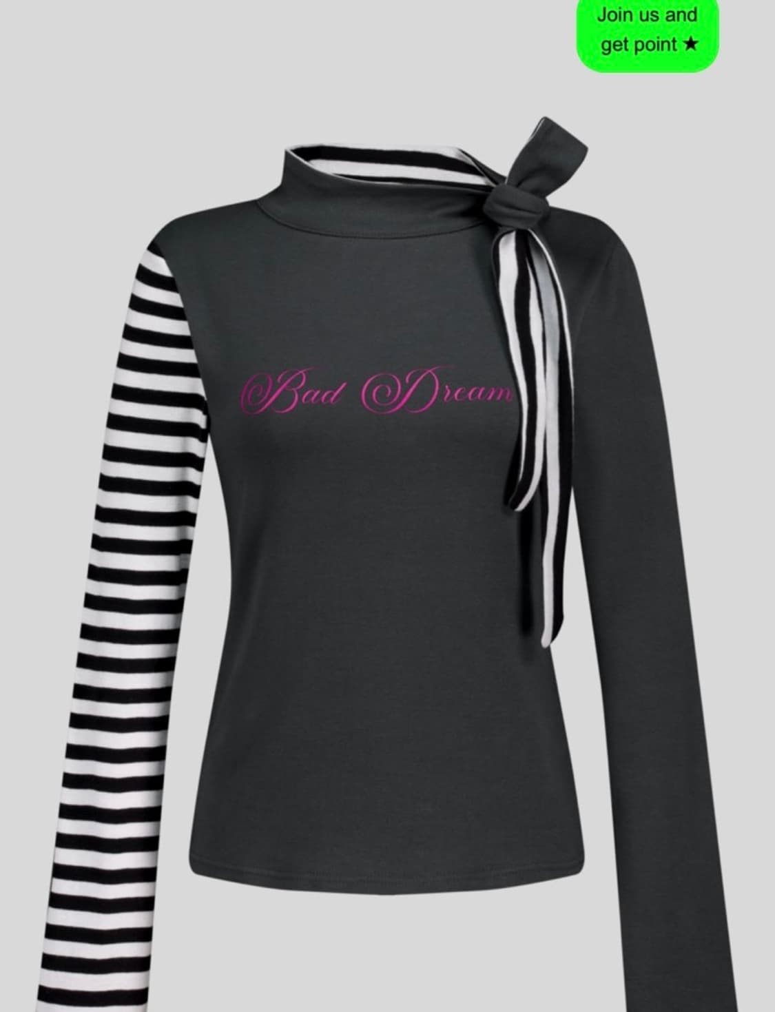 petit scarf stripe turtleneck 상품이미지1