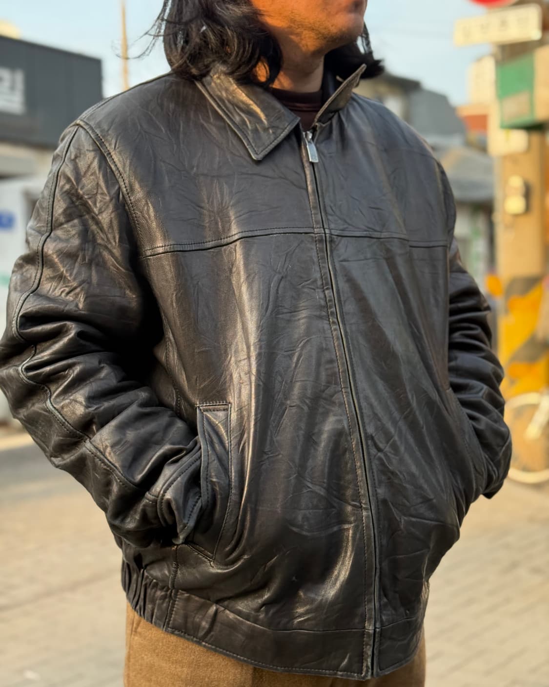 다커스 by 리바이스 레더 카코트 XXL 상품이미지8