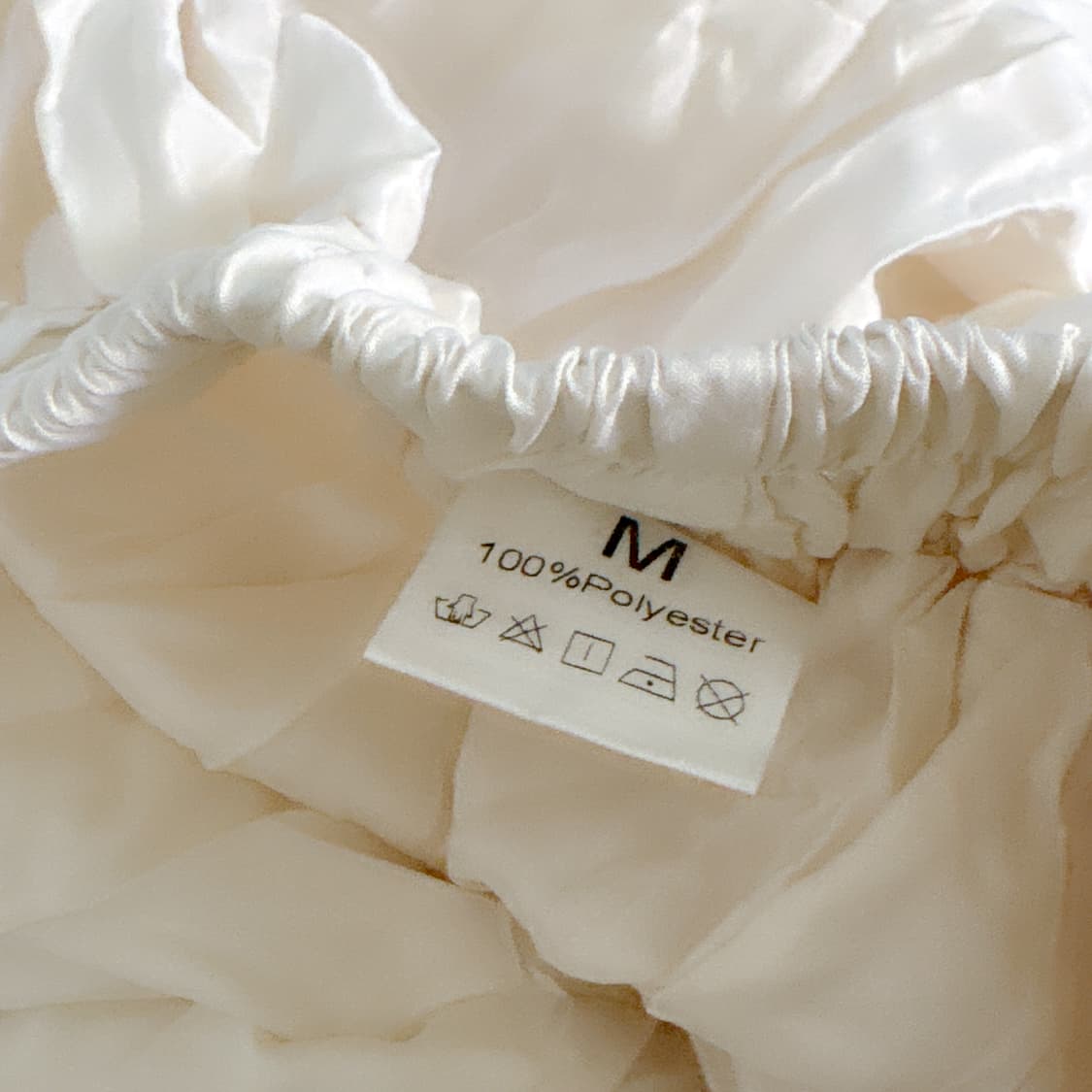 긴 아이보리 치마 상품이미지2