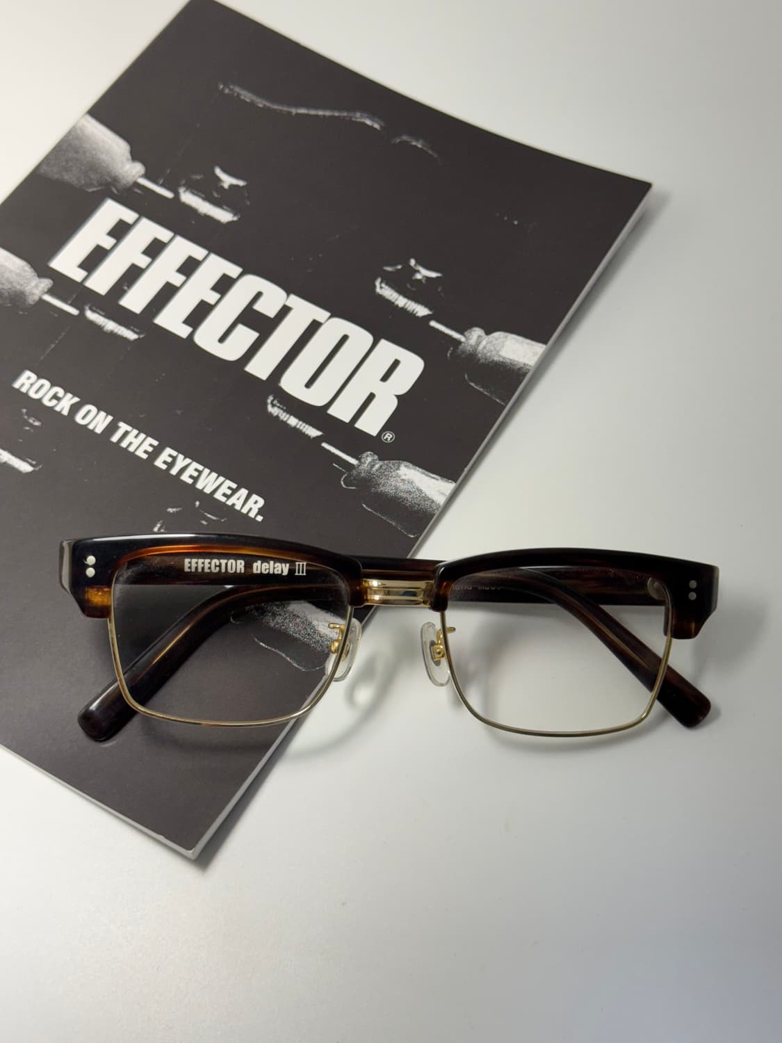 EFFECTOR 이펙터 하금테 delay lll 안경 0051 상품이미지1