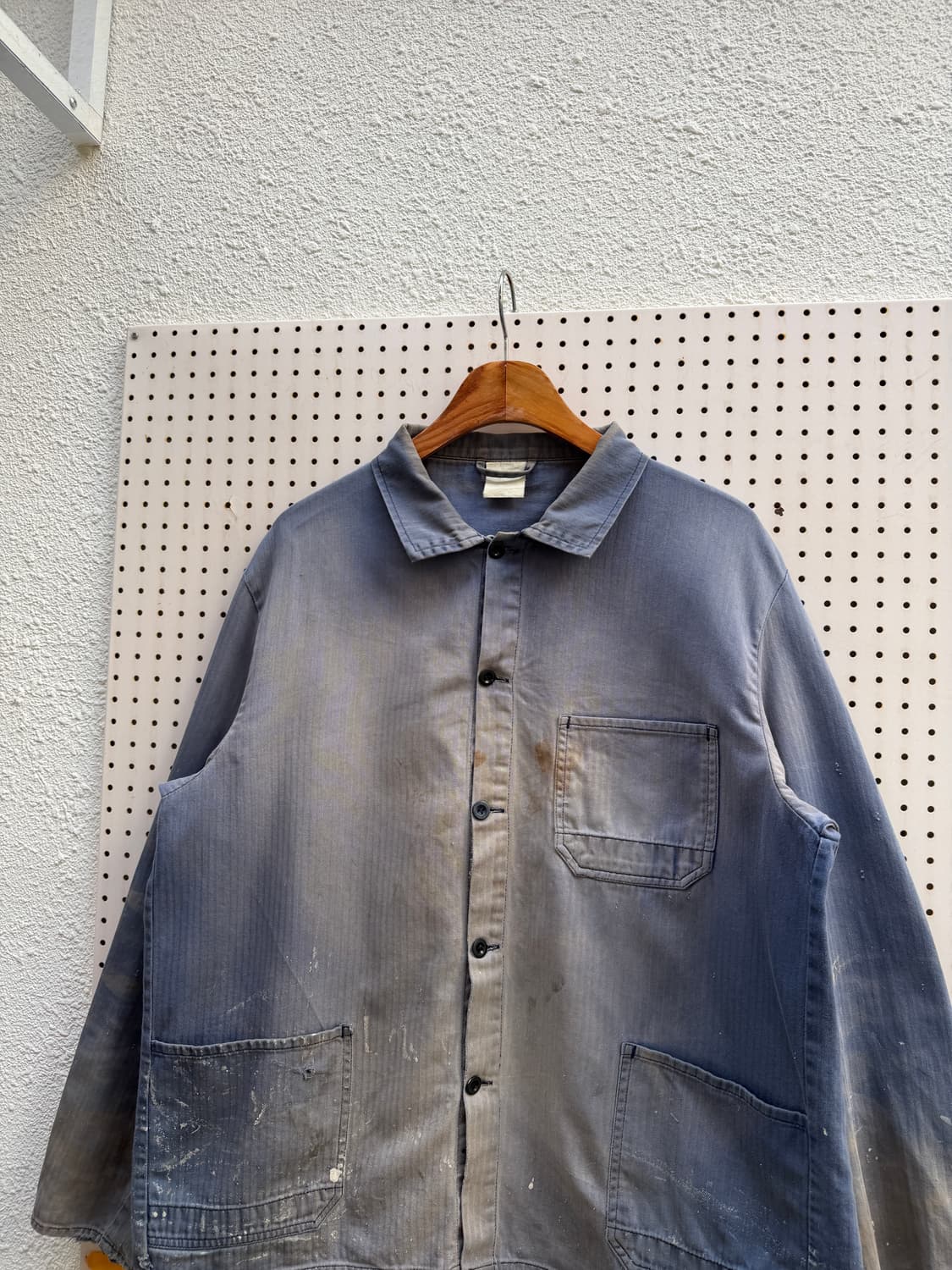HARD SUN FADED DISTRESSED 썬페이드 헤링본 워크자켓 상품이미지5