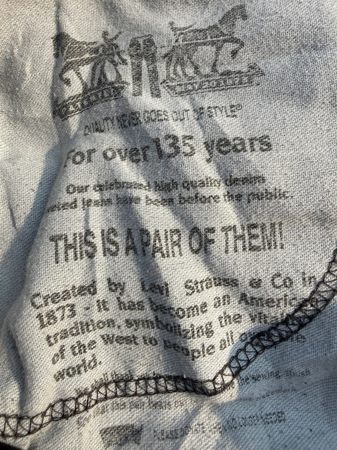 리바이스 517 흑청 33/30 지퍼플라이 상품이미지6