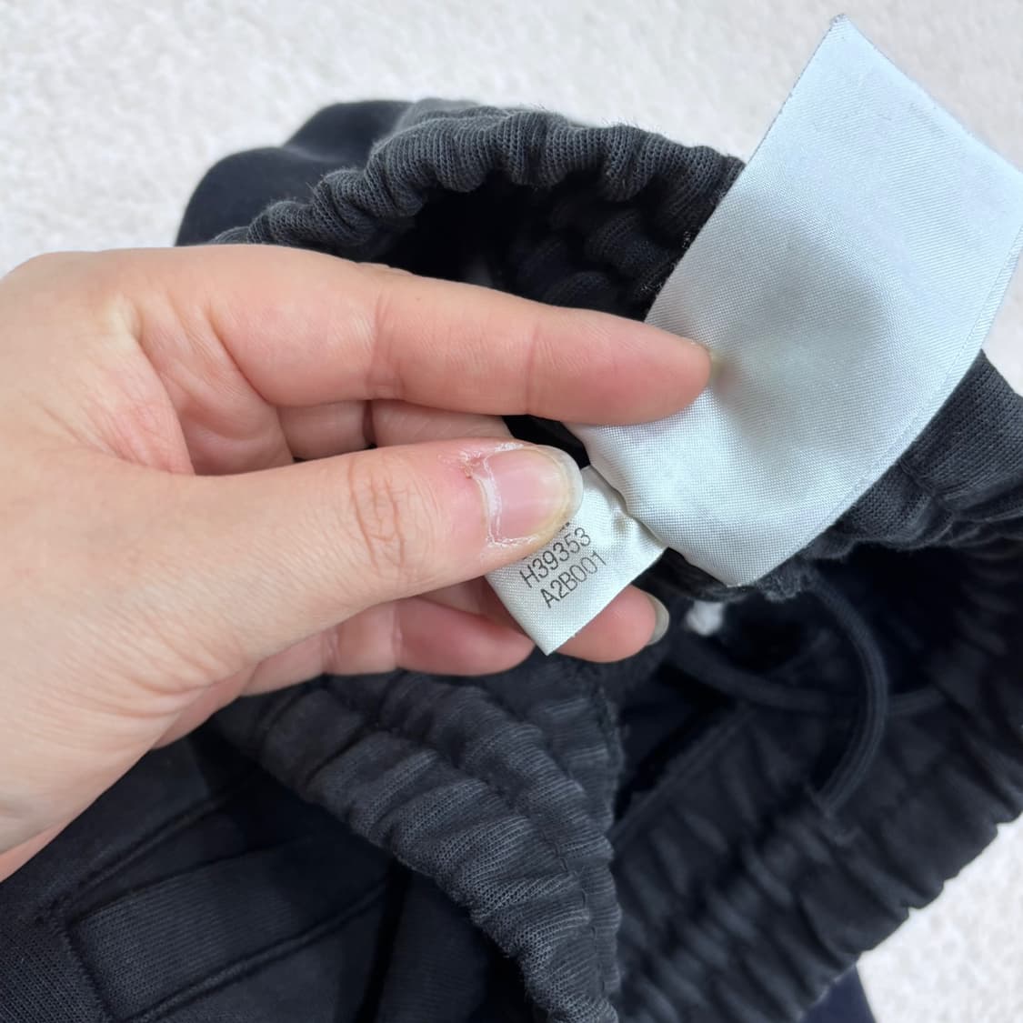 S 아디다스 블랙 트레이닝 조거 팬츠 0327E 상품이미지5