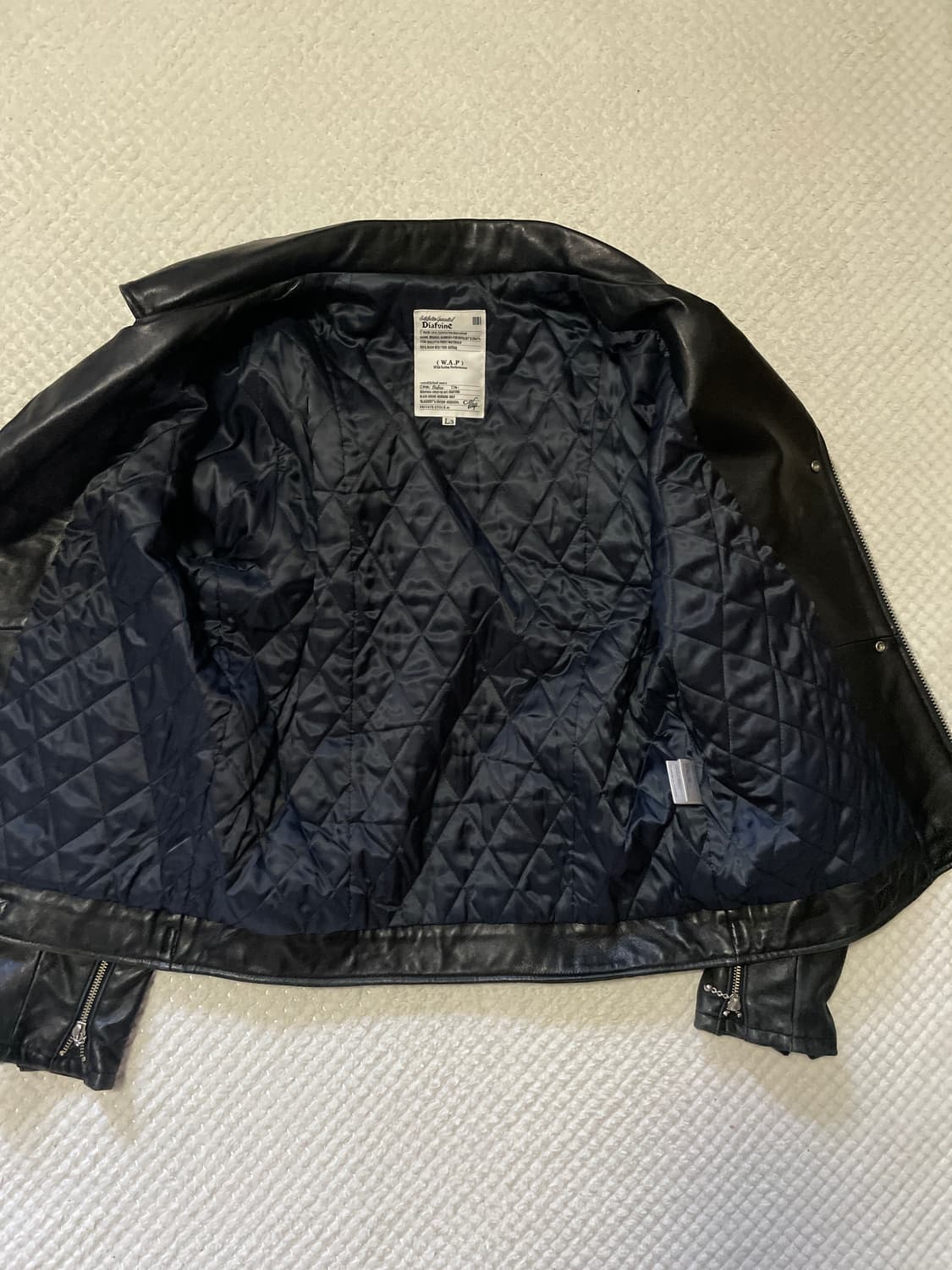 디아프바인 죠니 2WAY 웨스턴 무드 램스킨 양가죽 레더 자켓 상품이미지9