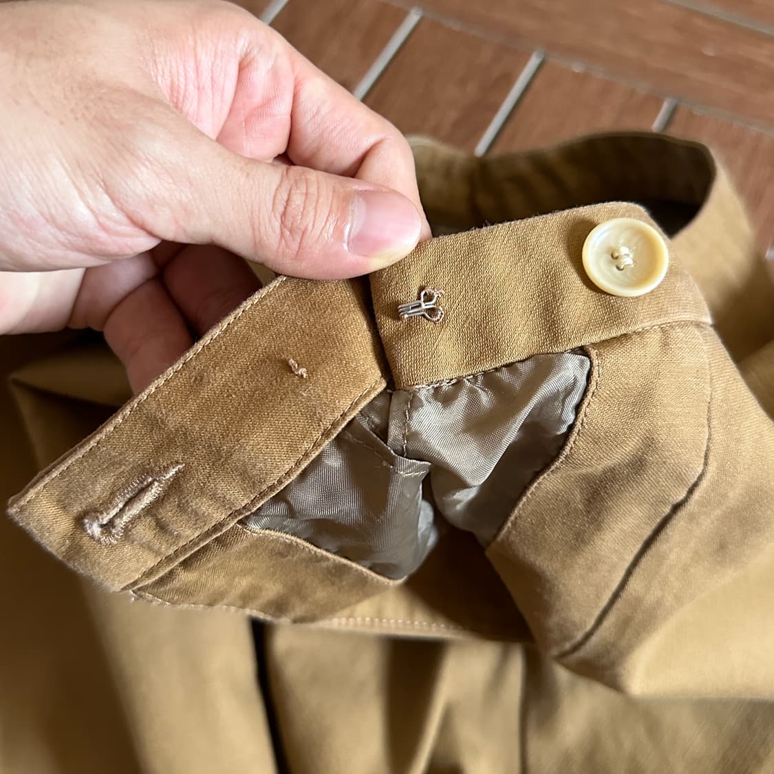Beams Boy cotton chino skirt 상품이미지7