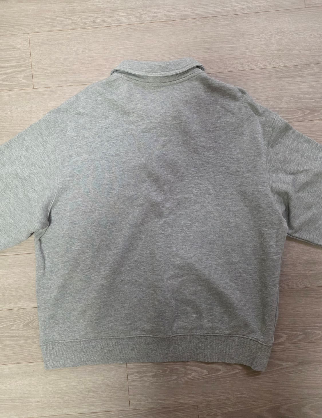 에잇세컨즈 카라 반집업 티셔츠 Grey XL 상품이미지4