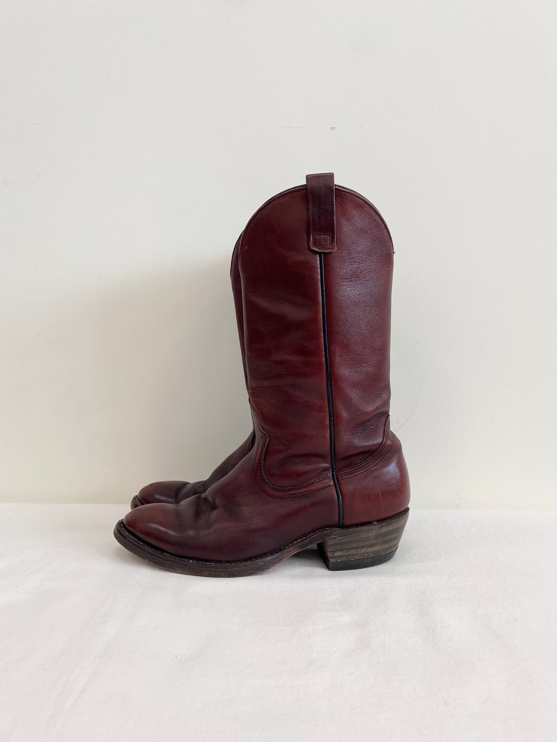 70‘s 에디바우어 레더 풀온 부츠 상품이미지2