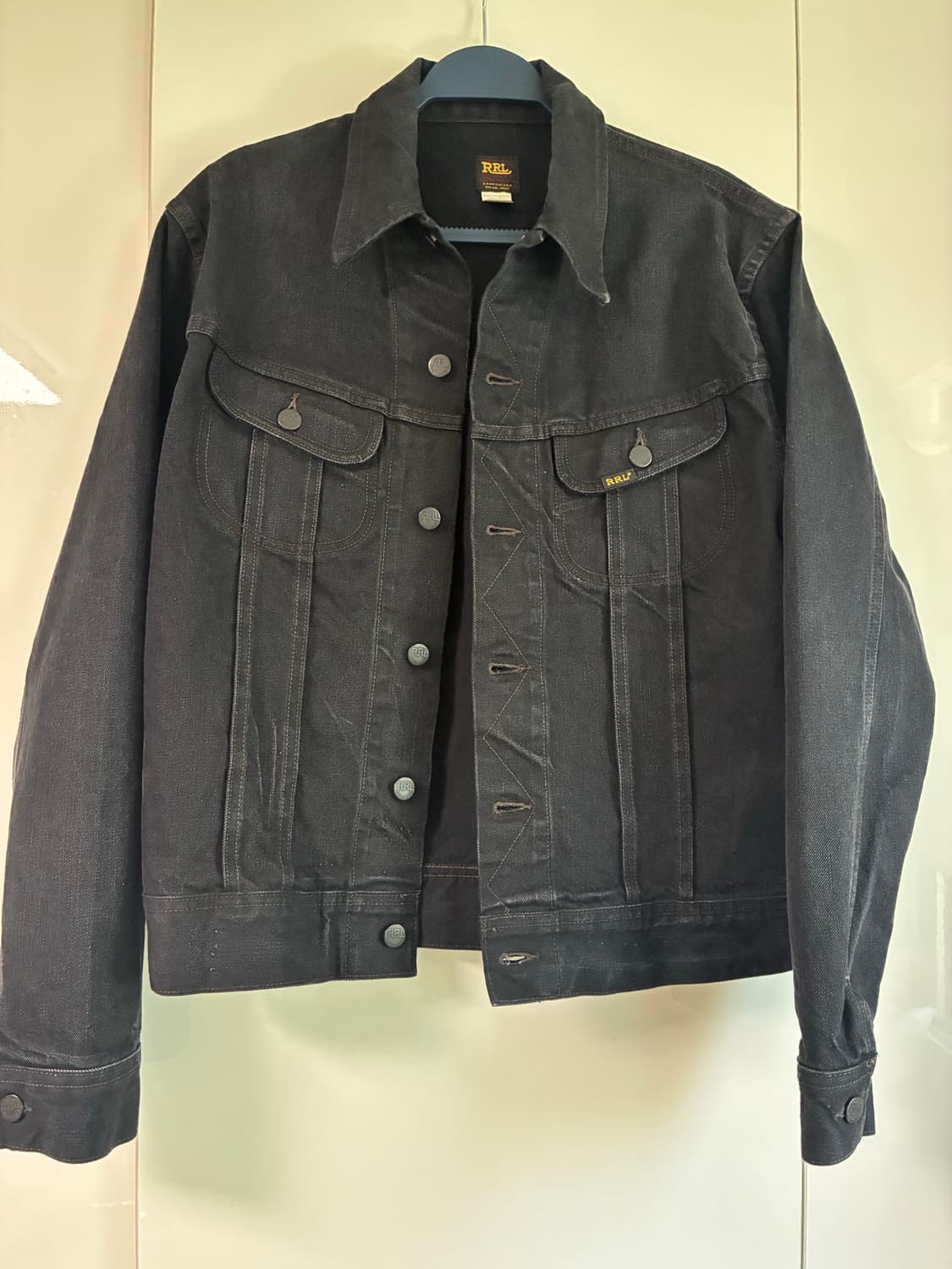 rrl lot 271 블랙 트러커 M 팝니다 상품이미지1