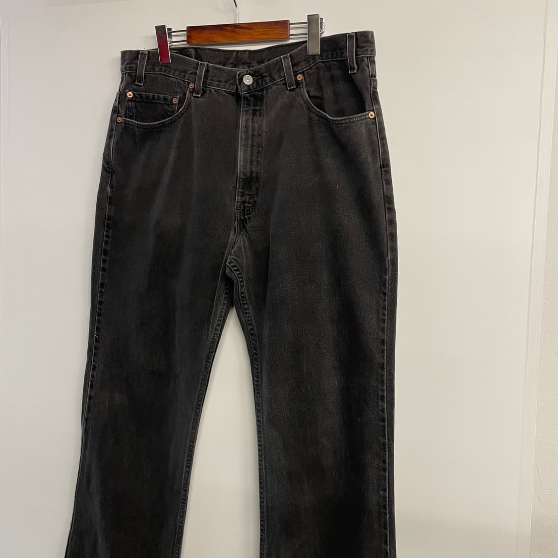 00s 리바이스 517 흑청 부츠컷 데님팬츠 상품이미지3