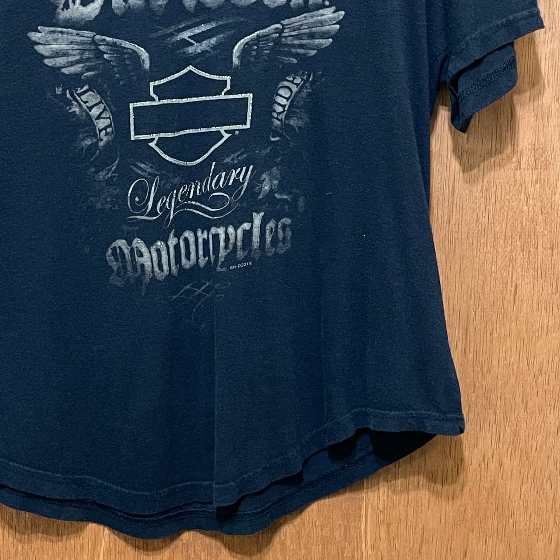 (L) Harley Davidson 할리 프린팅 나그랑 반팔 상품이미지4
