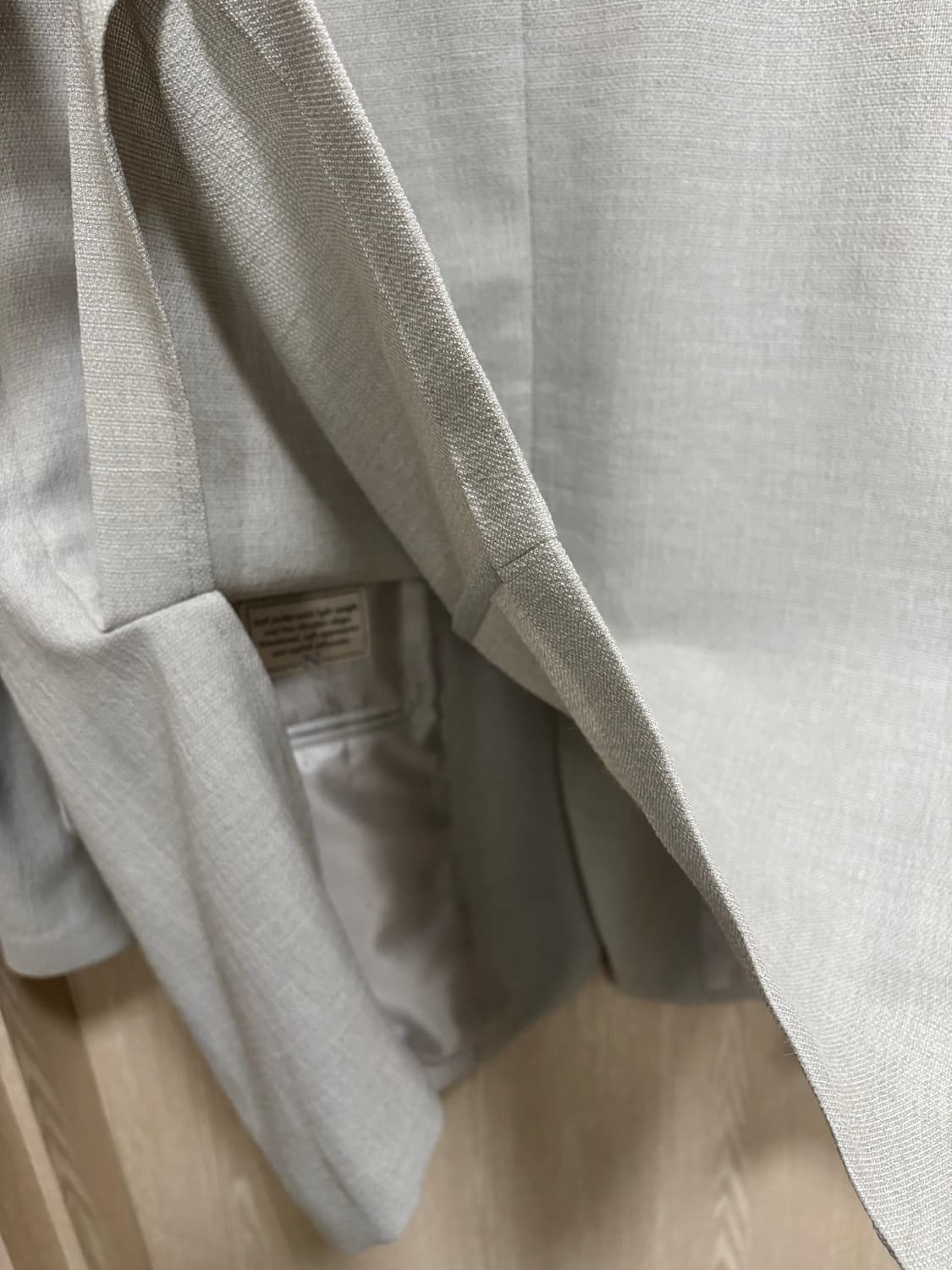 23SS)닥스런던 린넨혼방 블레이저106 / 라이트그레이 상품이미지4