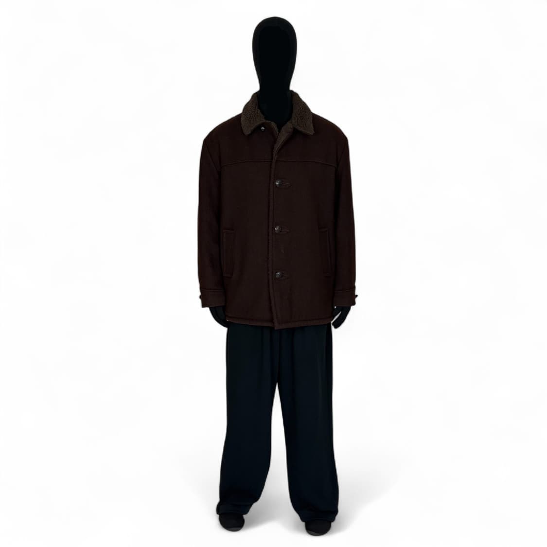 스콧 schott 울 시어링 코트 자켓 상품이미지1