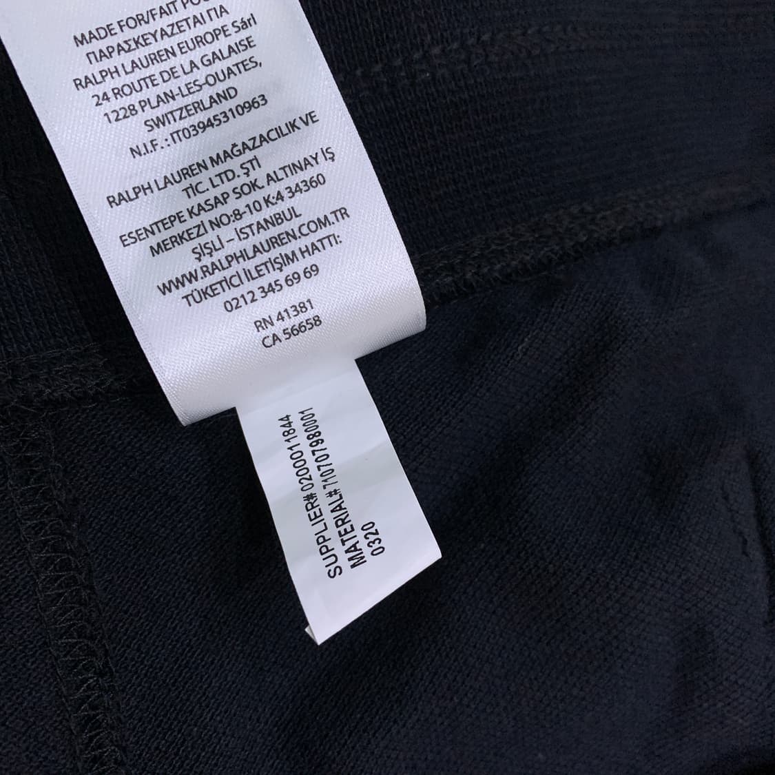 폴로 빅포니 블랙 쇼츠 (빅포니PK동일원단) 상품이미지6