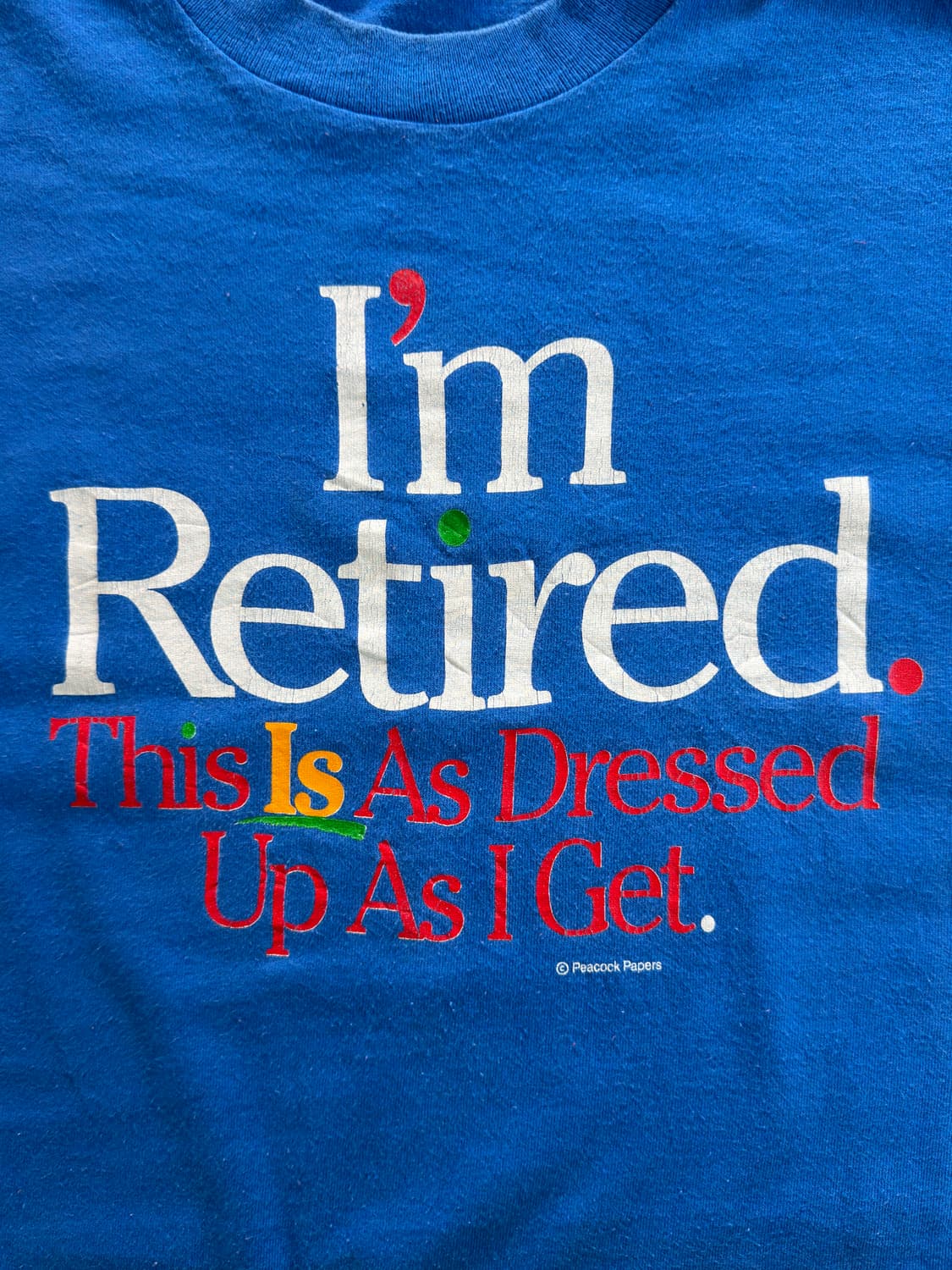 90s i’m retired 빈티지 티셔츠 싱글스티치 상품이미지3