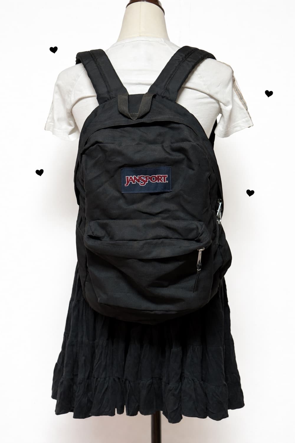 잔스포츠 블랙 백팩 상품이미지1