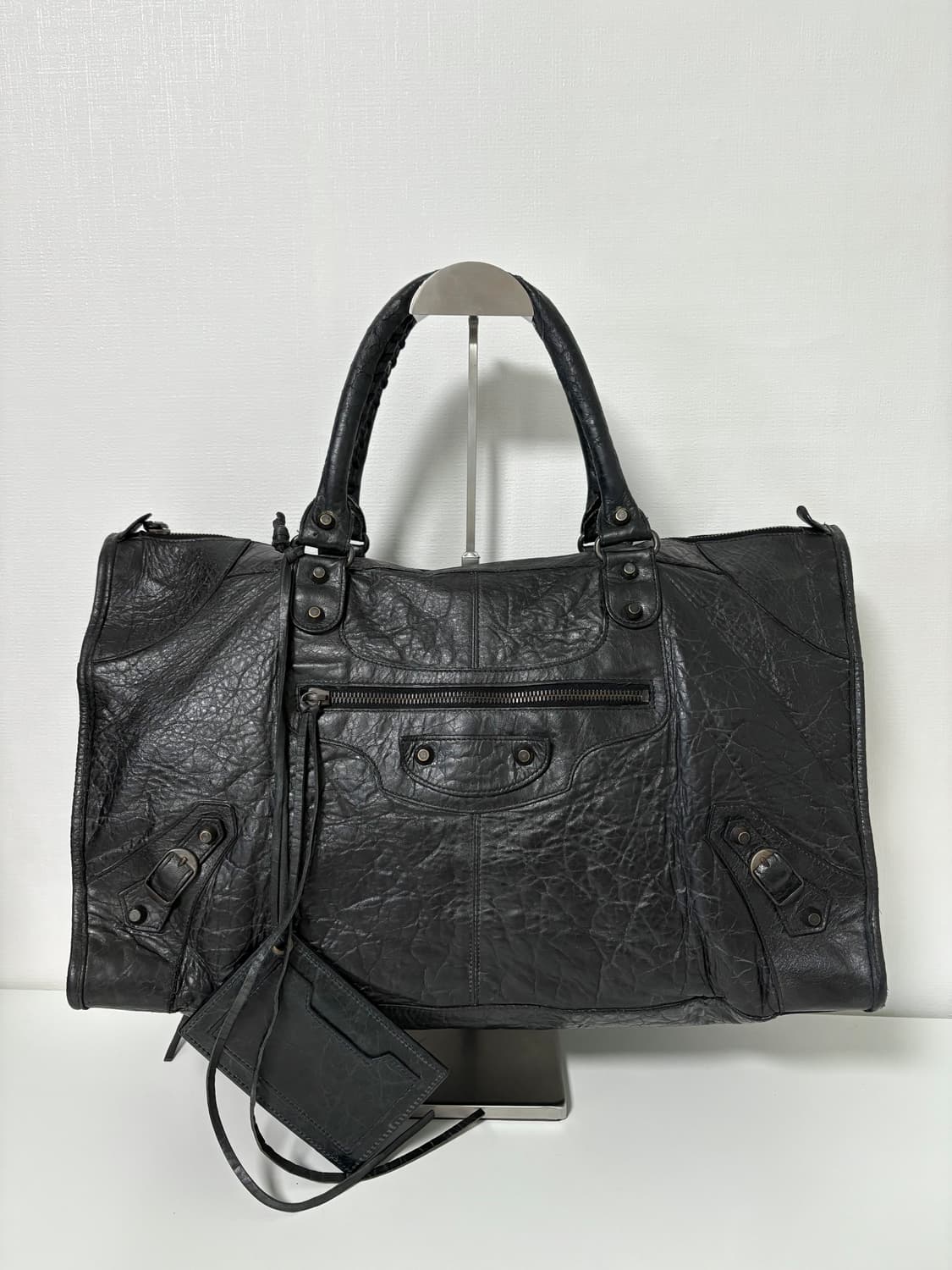 발렌시아가 워크 모터백 블랙 라지 상품이미지1