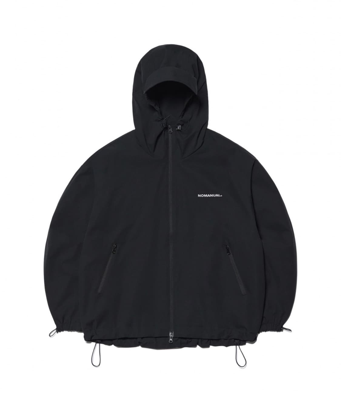 노매뉴얼 PENON WIND SHELL, BLACK 상품이미지1