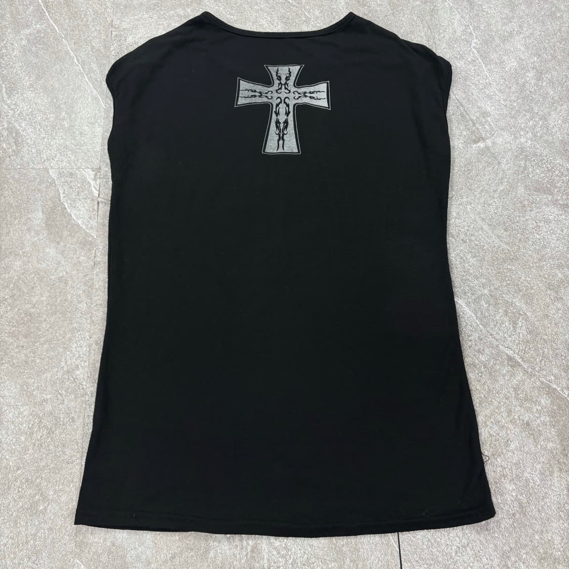Vintage Cross Logo Sleeveless shirt  상품이미지3