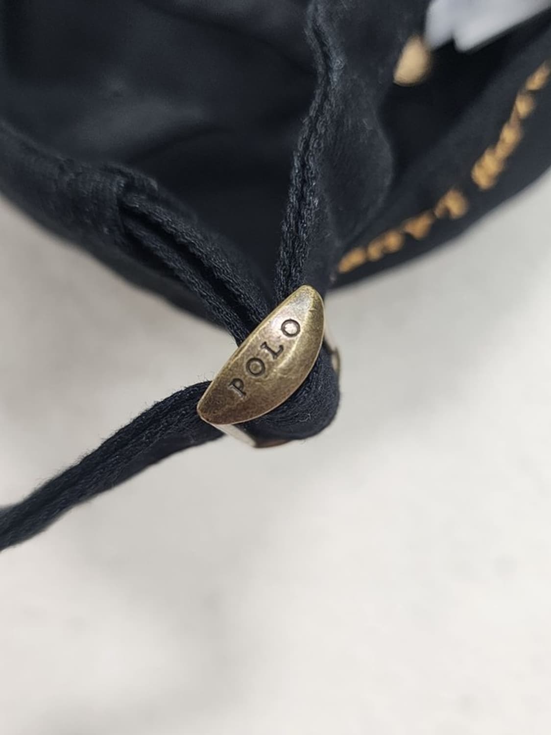 RALPH LAUREN 와펜자수 블랙볼캡 상품이미지6