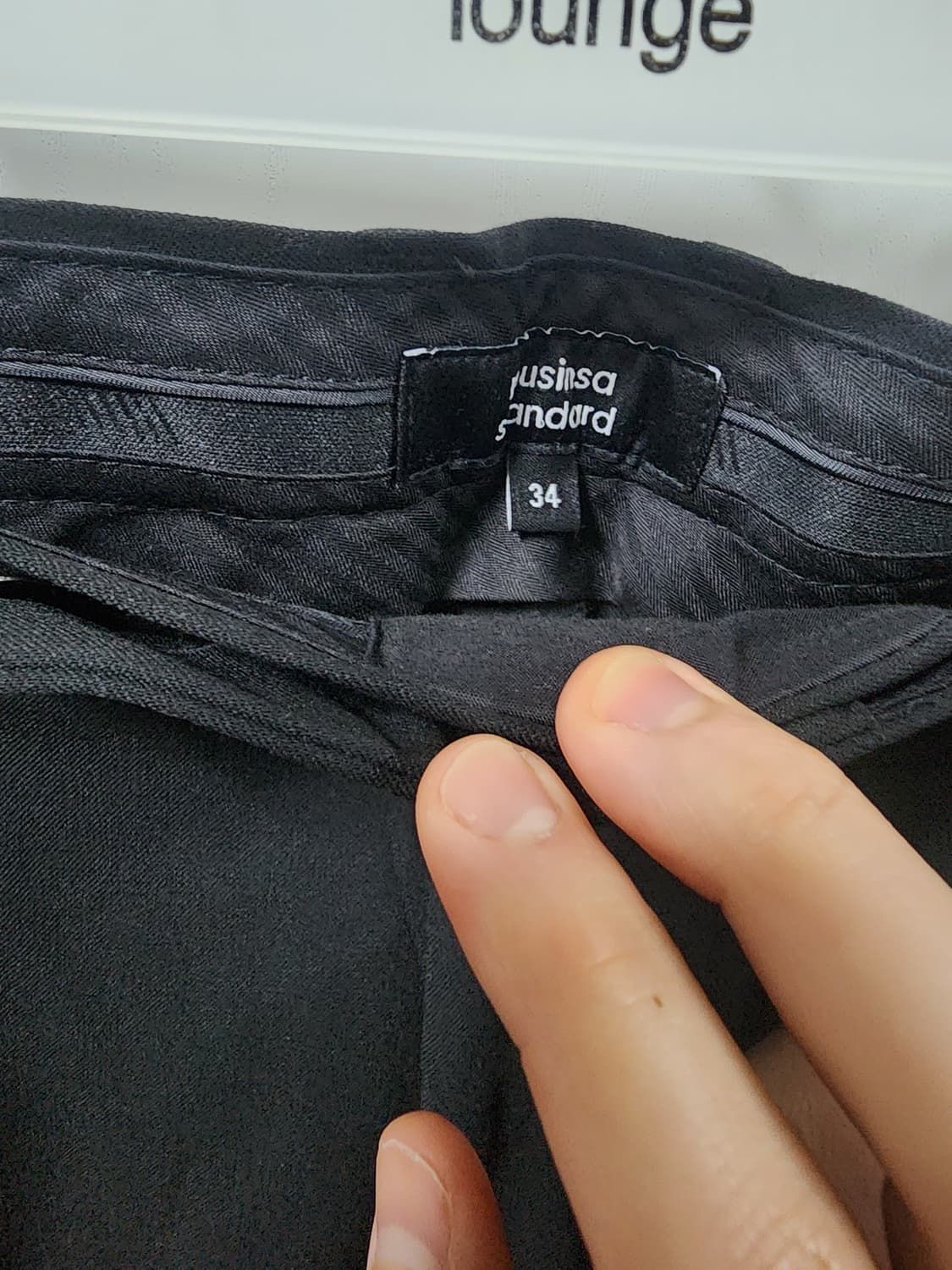 무신사 스탠다드 오버사이즈 블레이저/와이드 슬랙스 셋업 블랙 2XL/34 상품이미지6