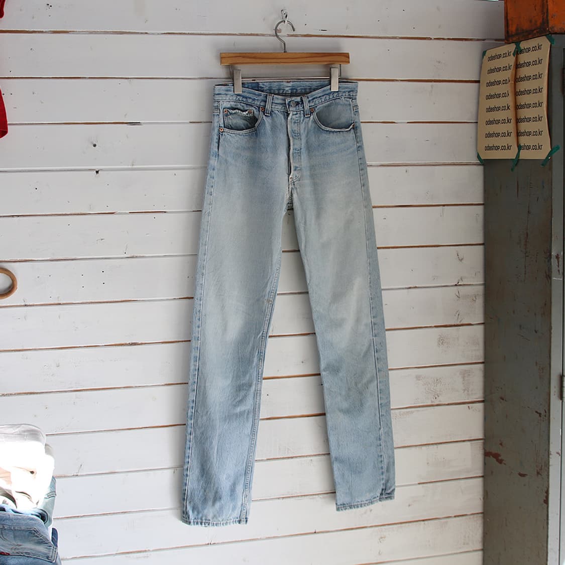 (착용컷) 90's 리바이스 501 (남성용 30) 상품이미지2
