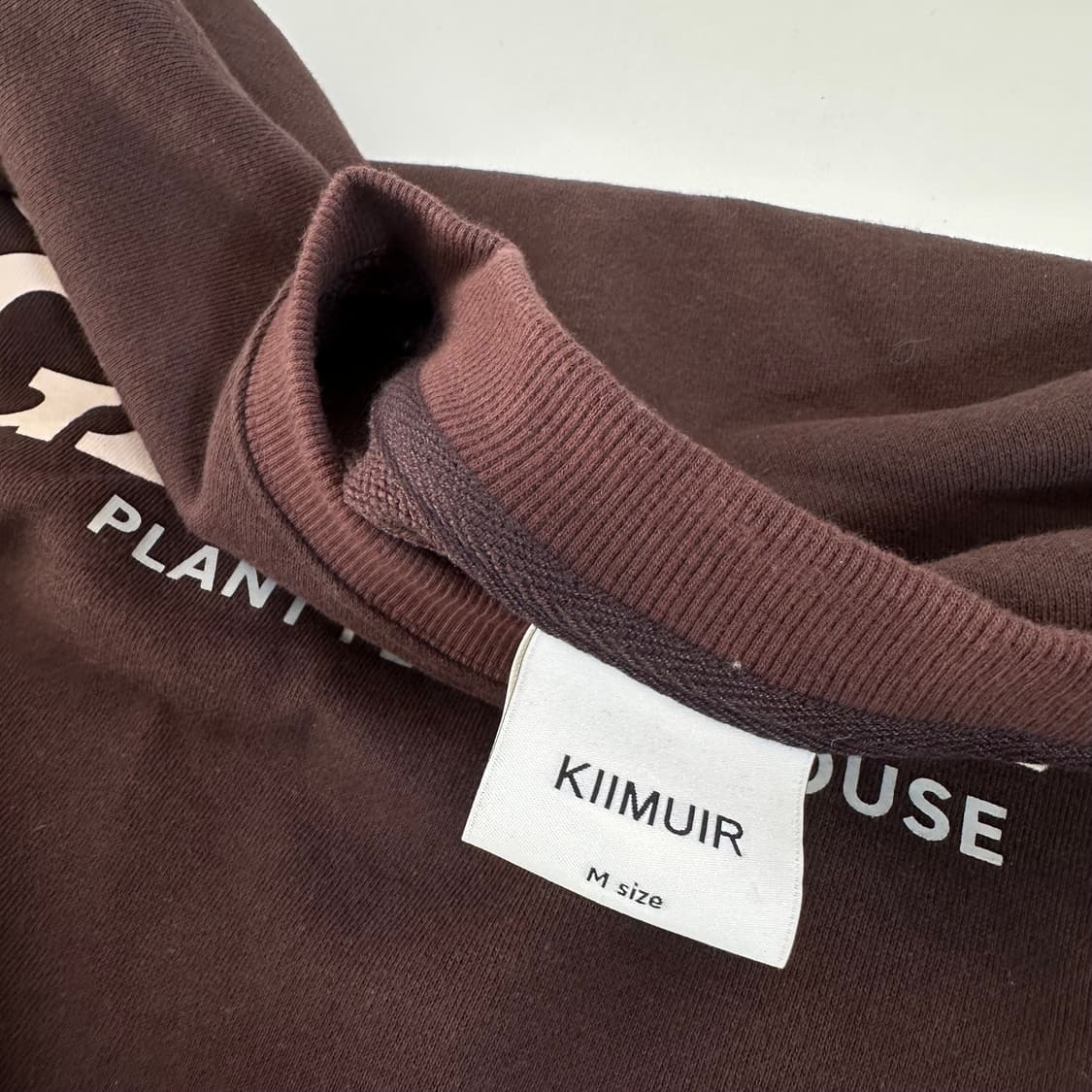 M-L 키뮤어 브라운 오버핏 스웻셔츠 맨투맨 상품이미지3