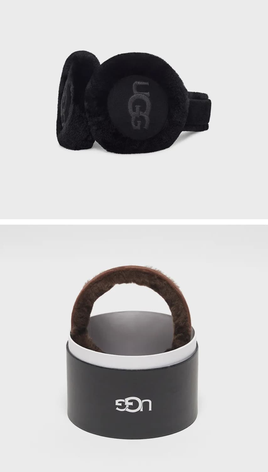 UGG EMBROIDERED LOGO EARMUFF 상품이미지1