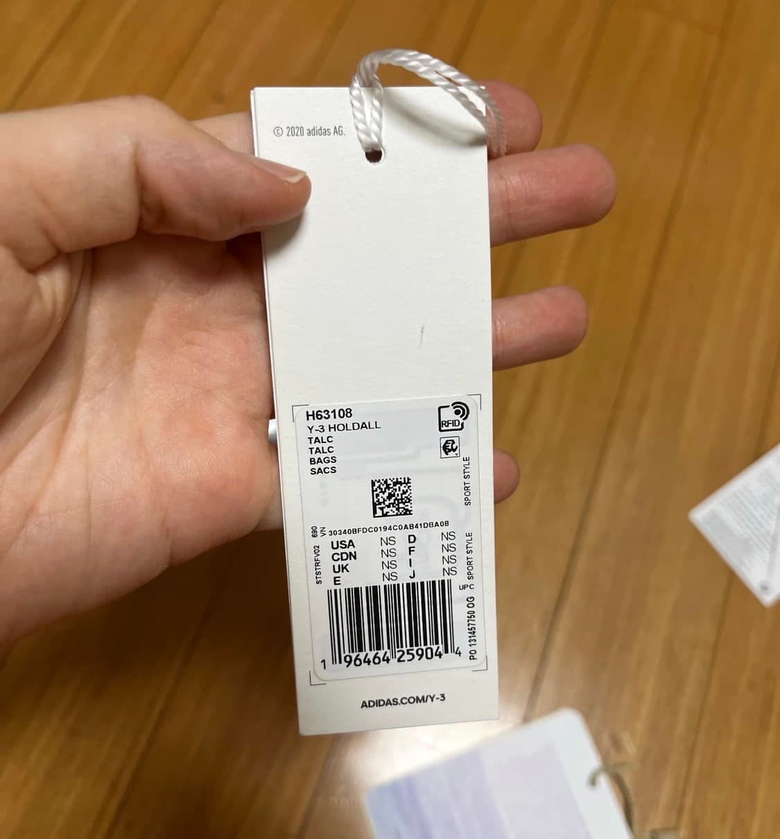 Y-3 가방 (택 有) 클라우드댄서 컬러 빅백 상품이미지3