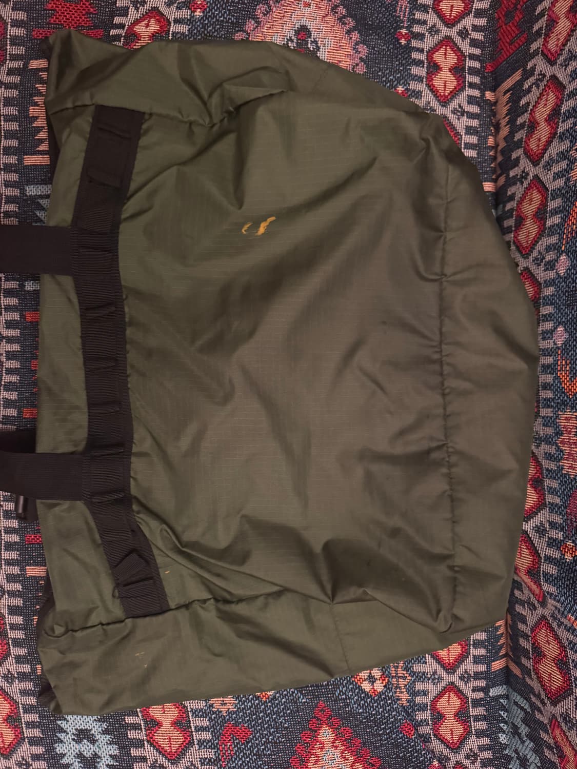 스투시 토트백 올리브 상품이미지2